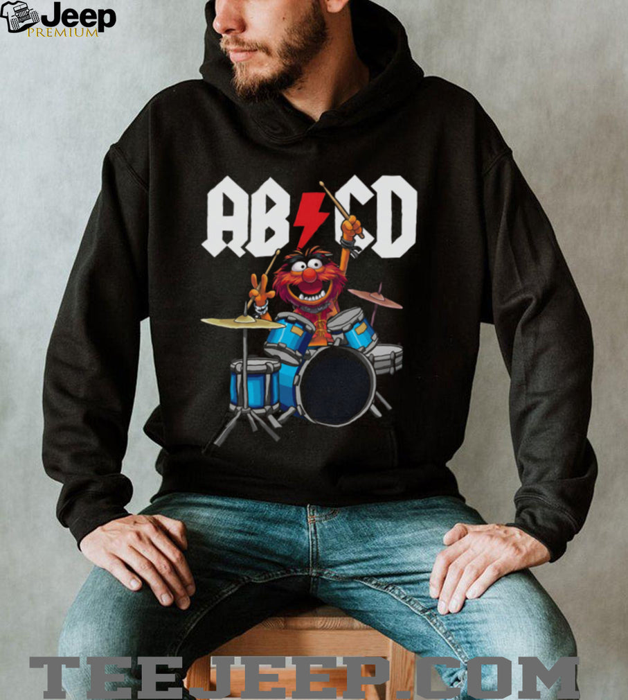 Animal Muppets Drummer ABCD Rock Music Graphic T Shirt