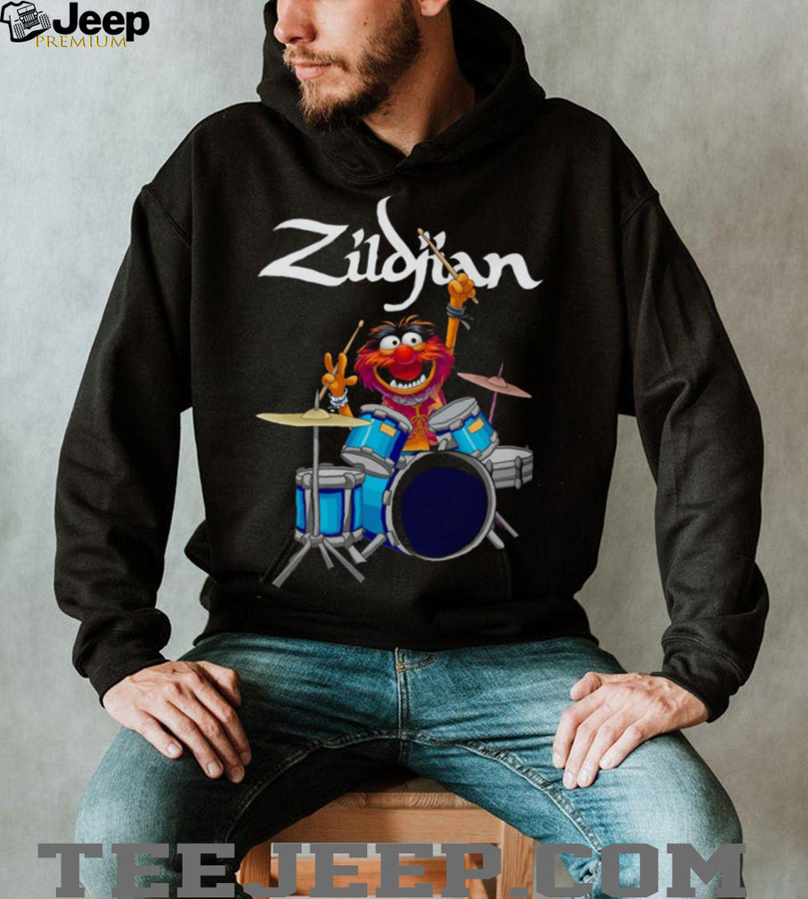 Animal Muppets Drummer Zildjian Music Graphic T Shirt