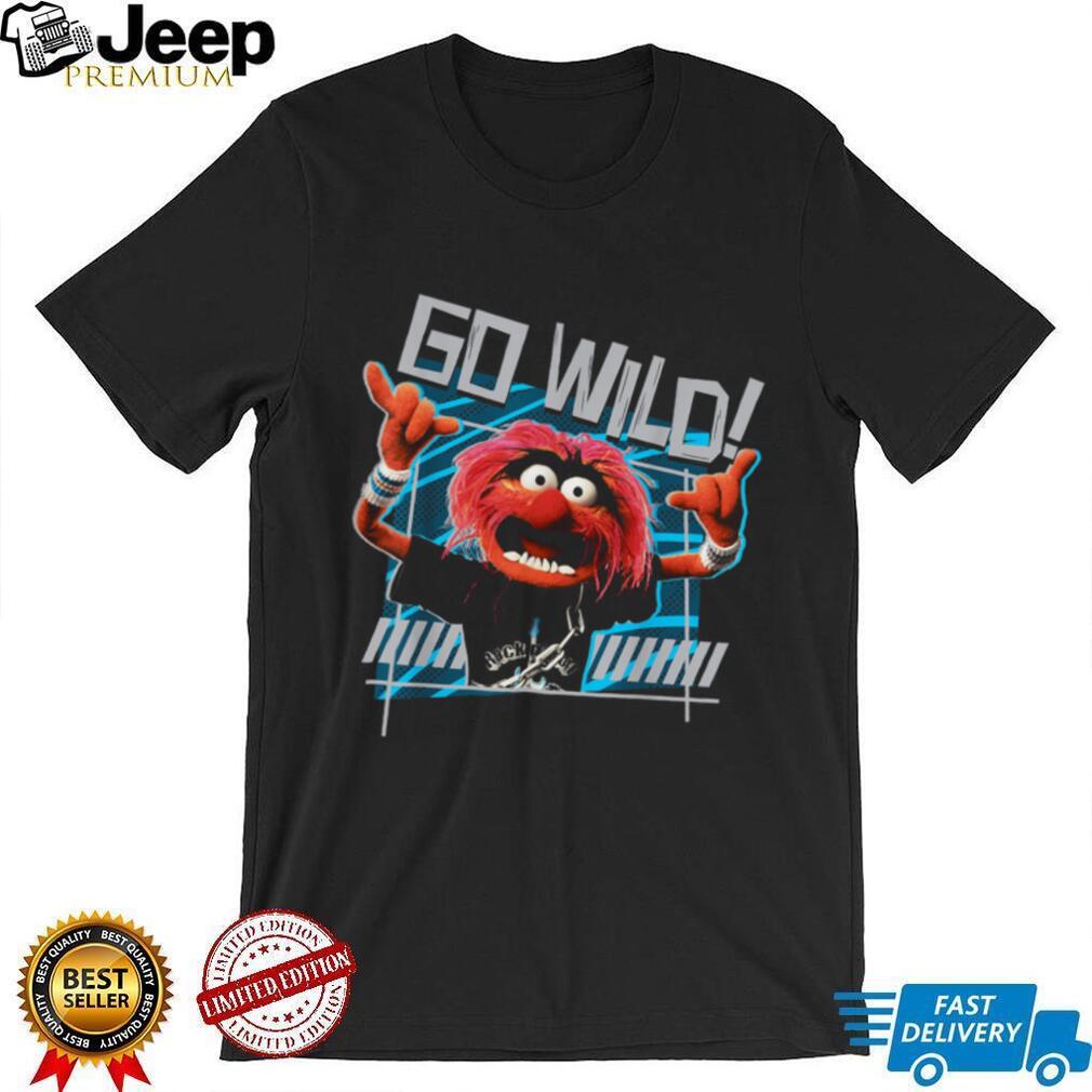 Animal Muppets Go Wild Drummer Rock And Roll Graphic T Shirt