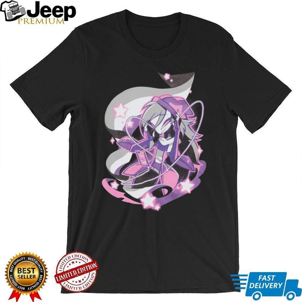 Anime Girl Cyberpunk Neon Lights Gaming Graphic T Shirt