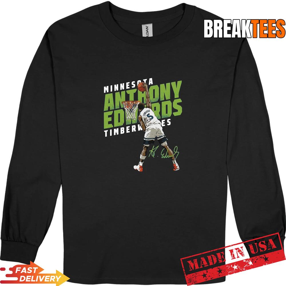 Anthony Edwards Minnesota Timberwolves Graphic T-Shirt – Ant-Man Basketball Fan Tee