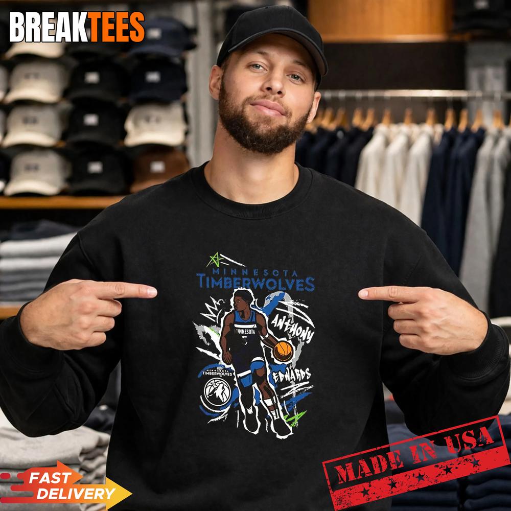 Anthony Edwards Minnesota Timberwolves NBA chalked up T-Shirt