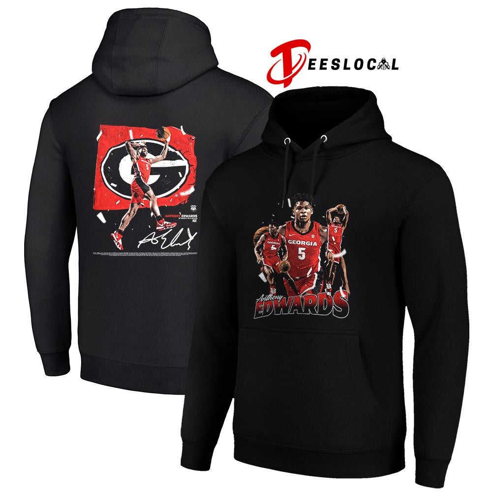 Anthony Edwards x Georgia Bulldogs graphic signature shirt