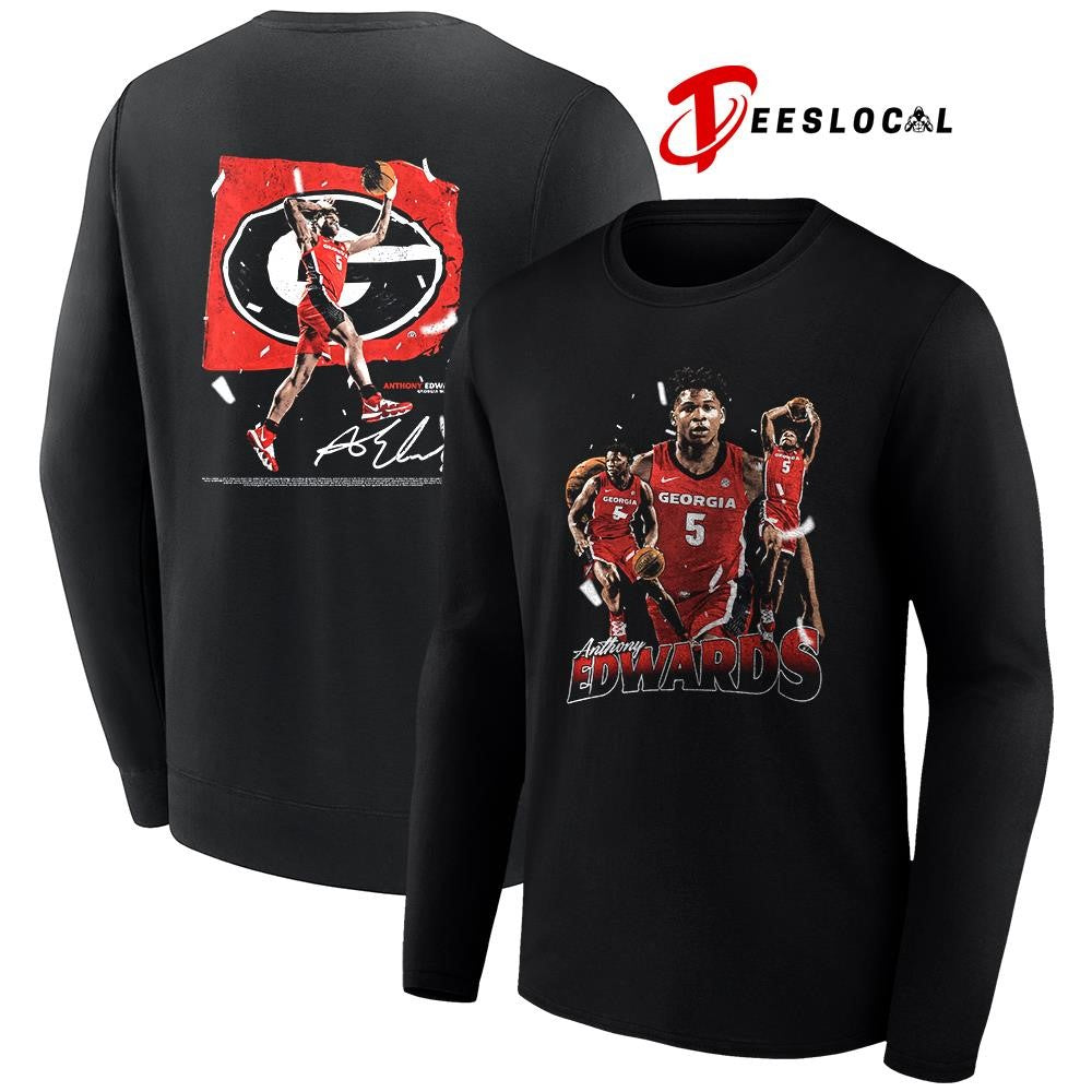 Anthony Edwards x Georgia Bulldogs graphic signature shirt