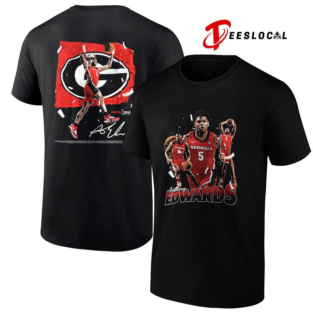 Anthony Edwards x Georgia Bulldogs graphic signature shirt