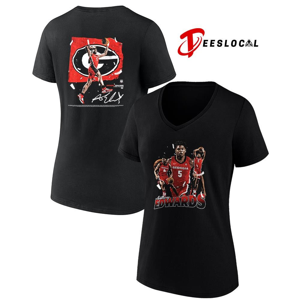 Anthony Edwards x Georgia Bulldogs graphic signature shirt