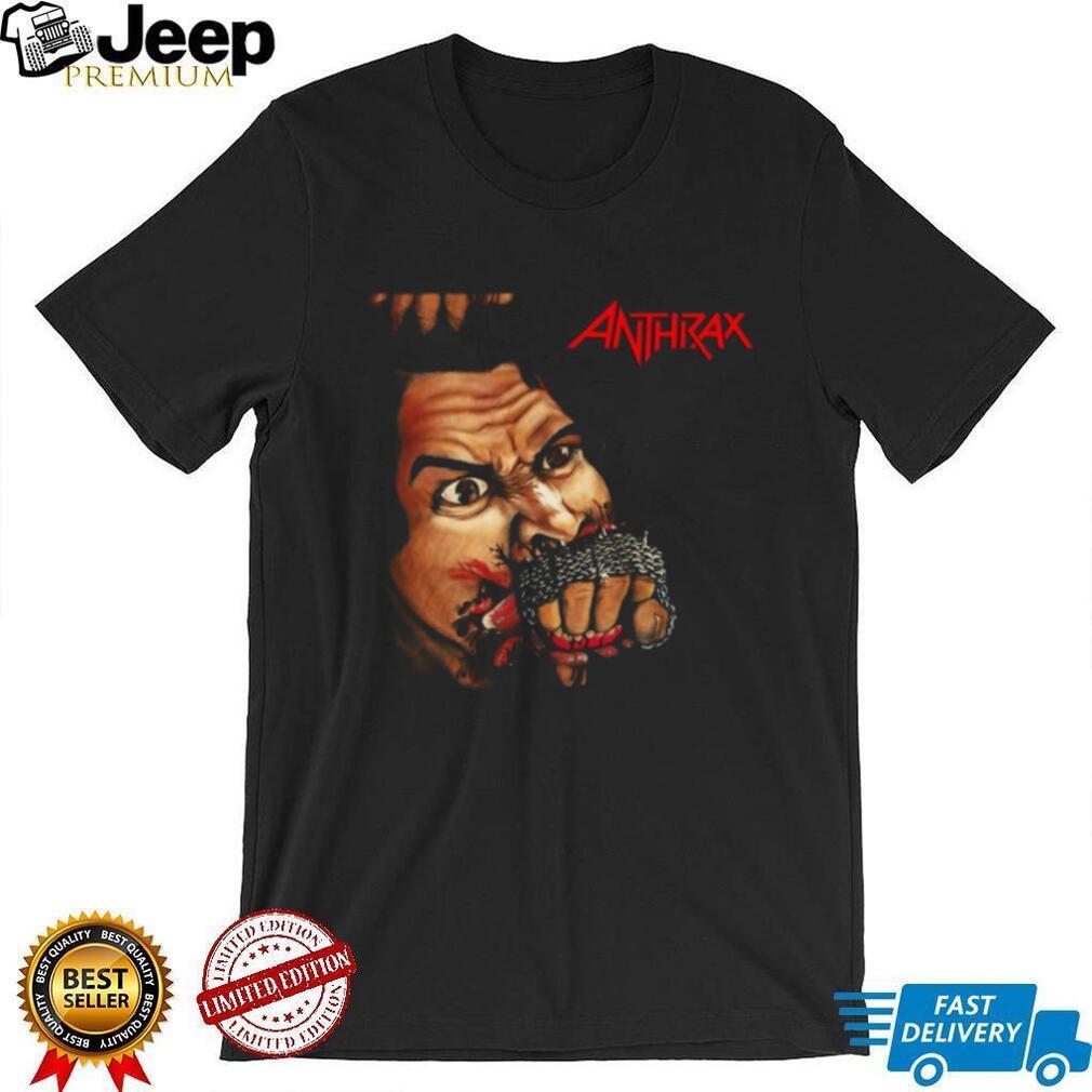 Anthrax Fist in Mouth Graphic Thrash Metal Graphic T Shirt