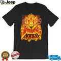 Anthrax Flaming Skeleton King Pentagram Staffs Black T Shirt