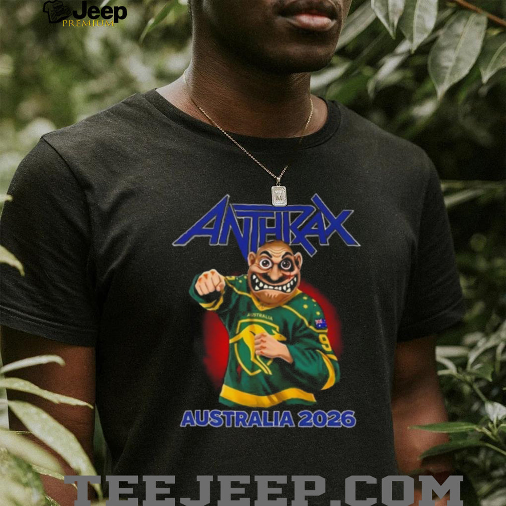 Anthrax Not Man Australia 2026 Boxing Kangaroo Jersey T Shirt
