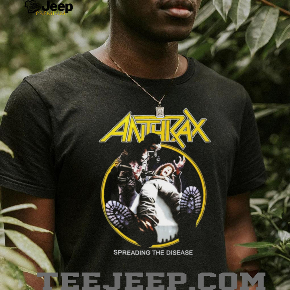 Anthrax Spreading The Disease Album Cover Official Merch T Shirt