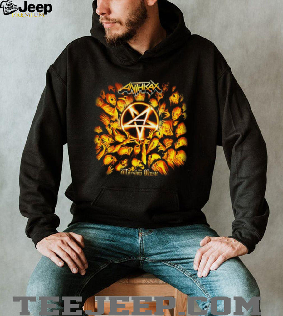 Anthrax Worship Music Crowded Souls Album Art Metal T Shirt