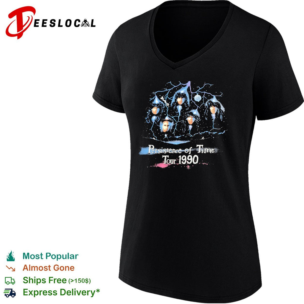 Anthrax persistence of time tour 1990 space faces shirt