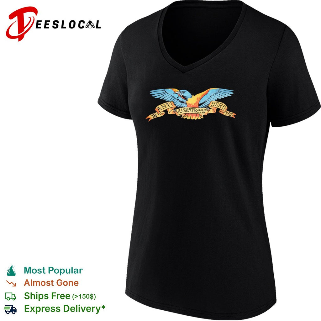 Anti Hero 18 Yrs Vu Skateshop Eagle Logo shirt