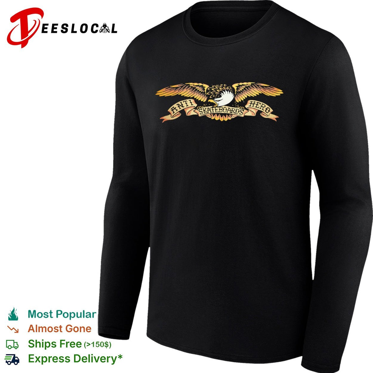 Anti Hero Skateboards Eagle Logo Anti Hero Skateboards shirt