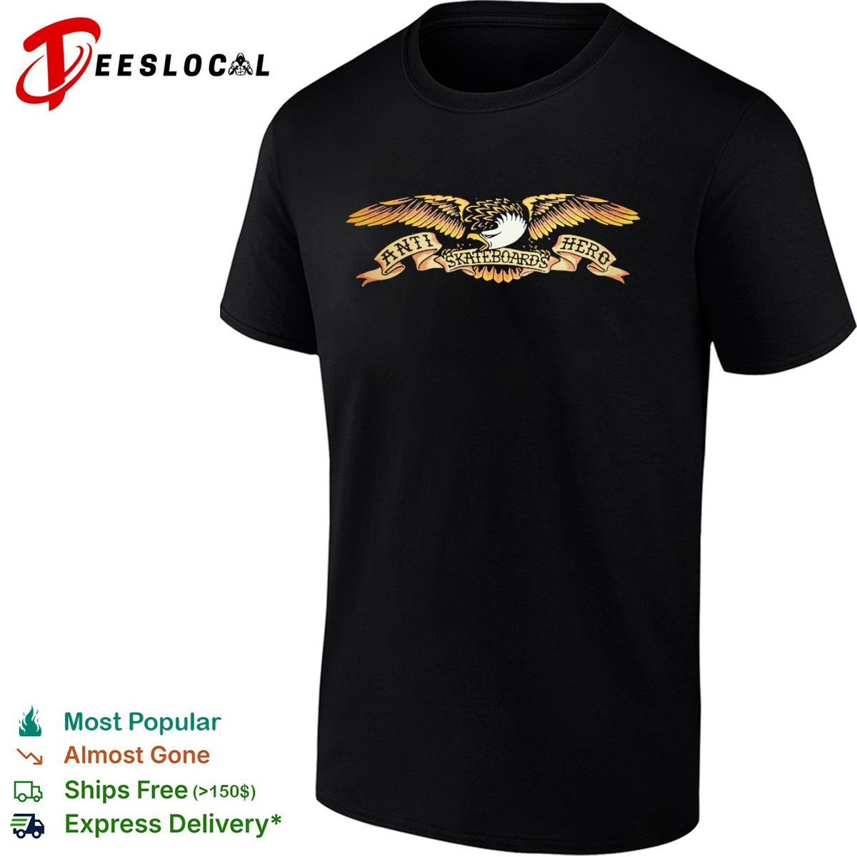 Anti Hero Skateboards Eagle Logo Anti Hero Skateboards shirt