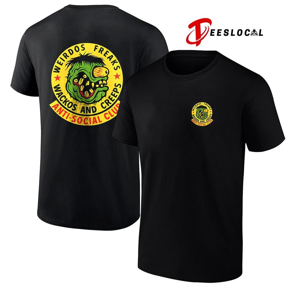 Anti Social Club weirdos freaks wackos and creeps shirt