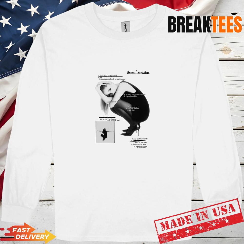 Ariana Grande Eternal Sunshine Tour White T-Shirt