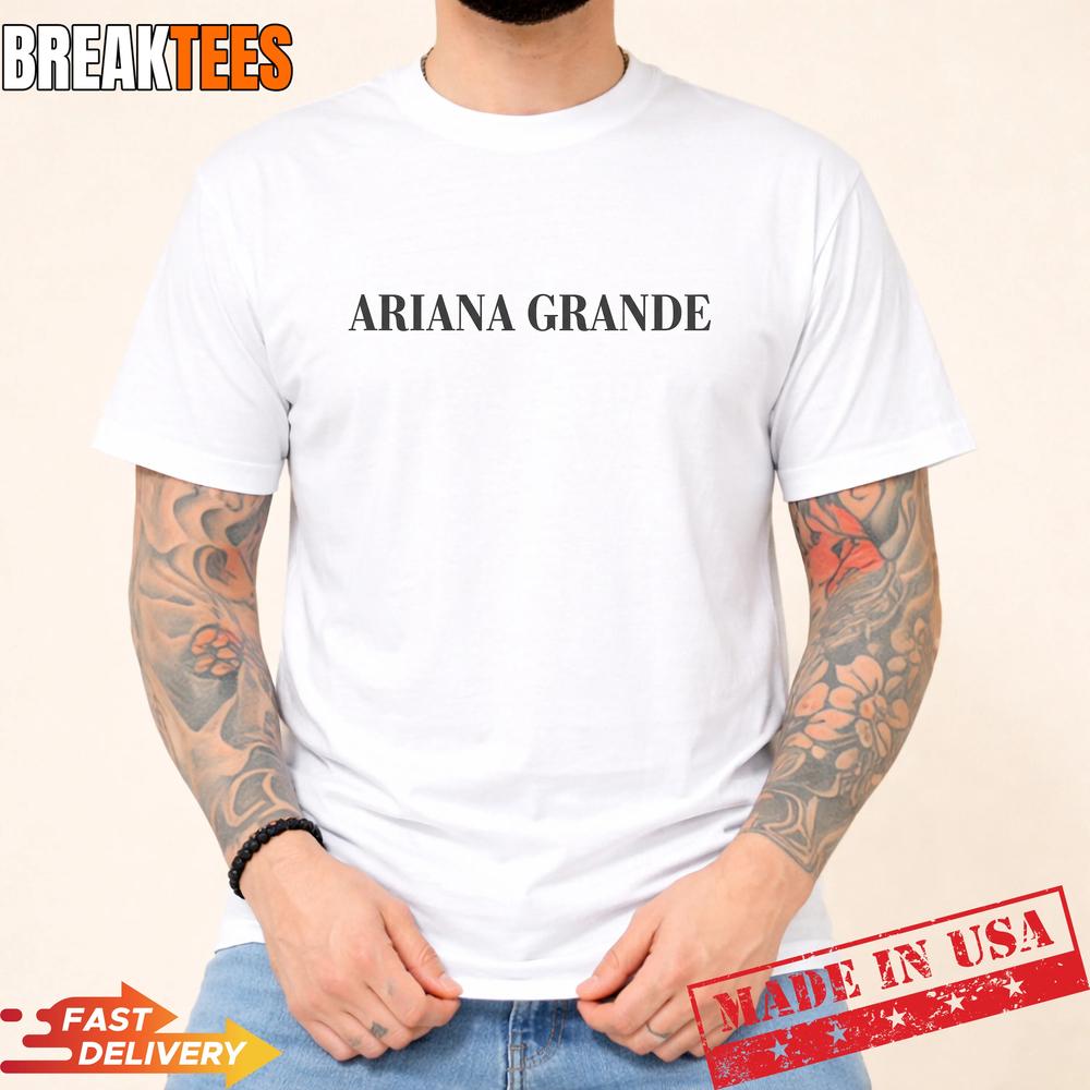 Ariana Grande Merch Yes And Off White Shirt