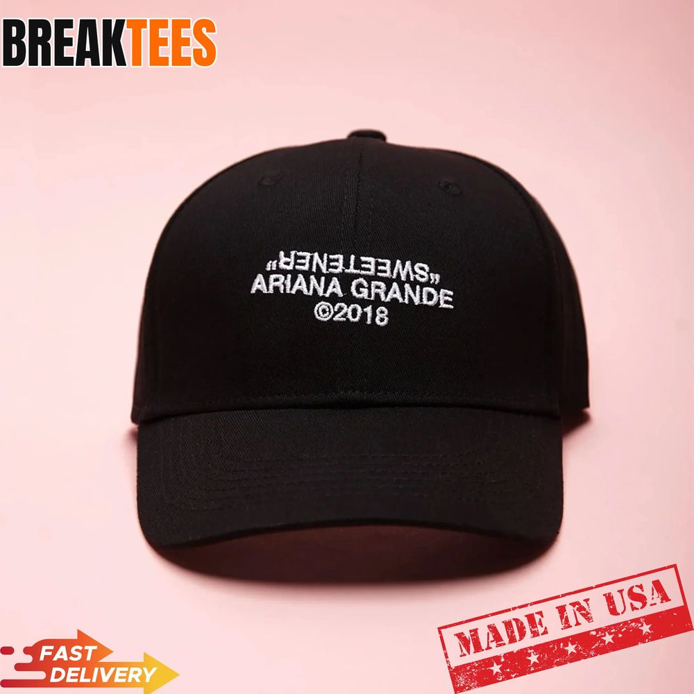 Ariana Grande Sweetener Black Baseball Cap