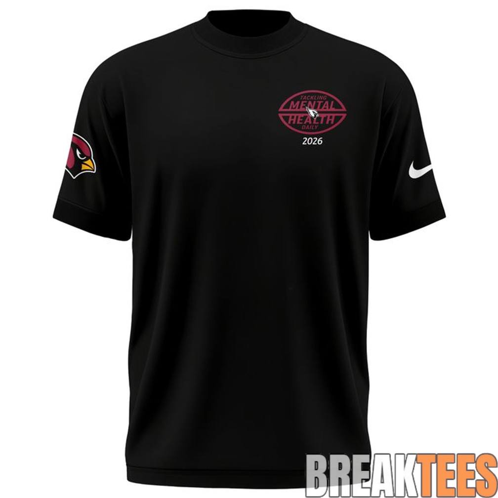 Arizona Cardinals Tackling Mental Heath T-Shirt