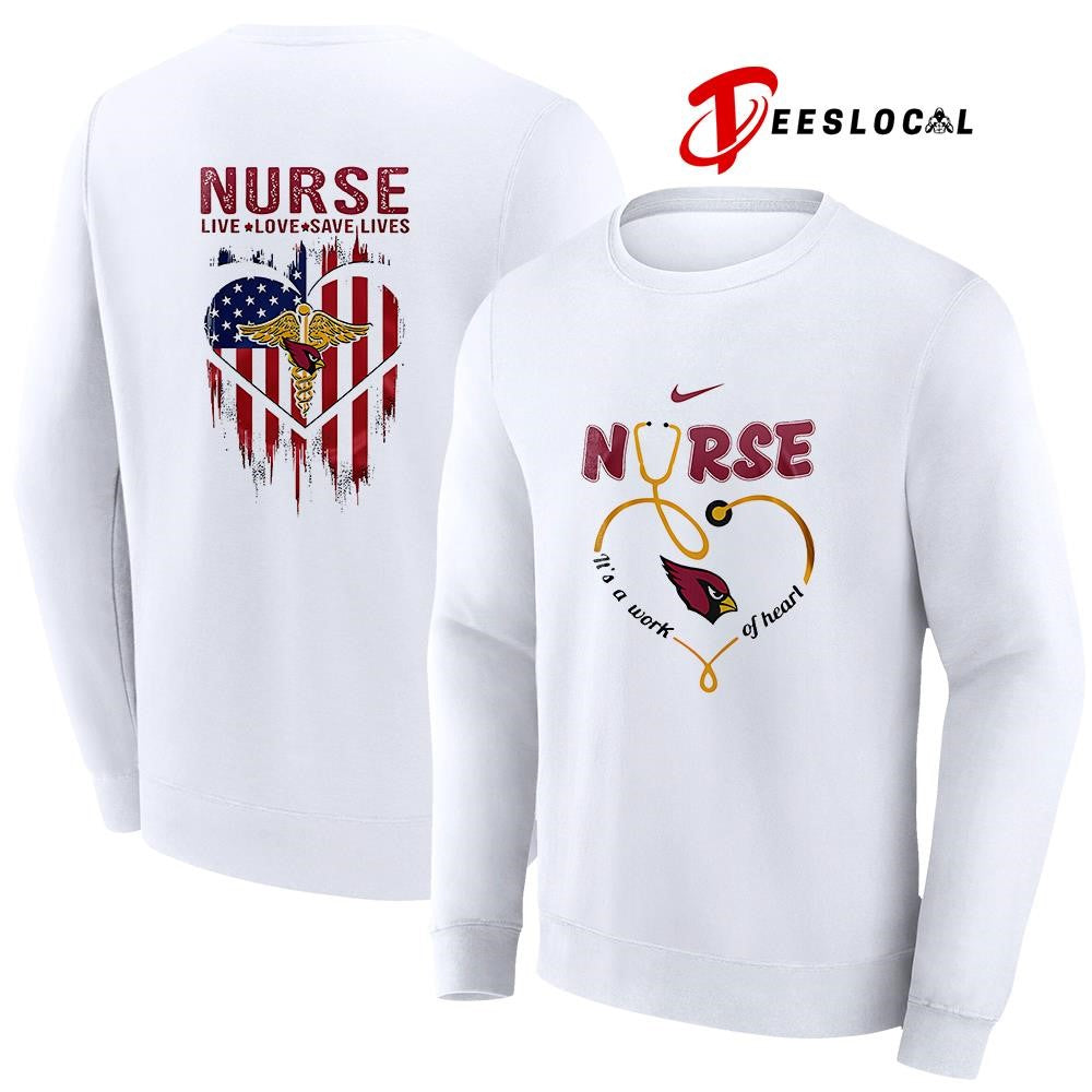 Arizona Cardinals x Army nurse it’s a work of heart shirt