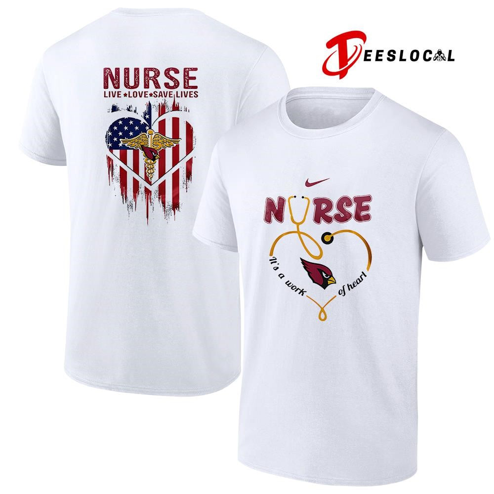 Arizona Cardinals x Army nurse it’s a work of heart shirt