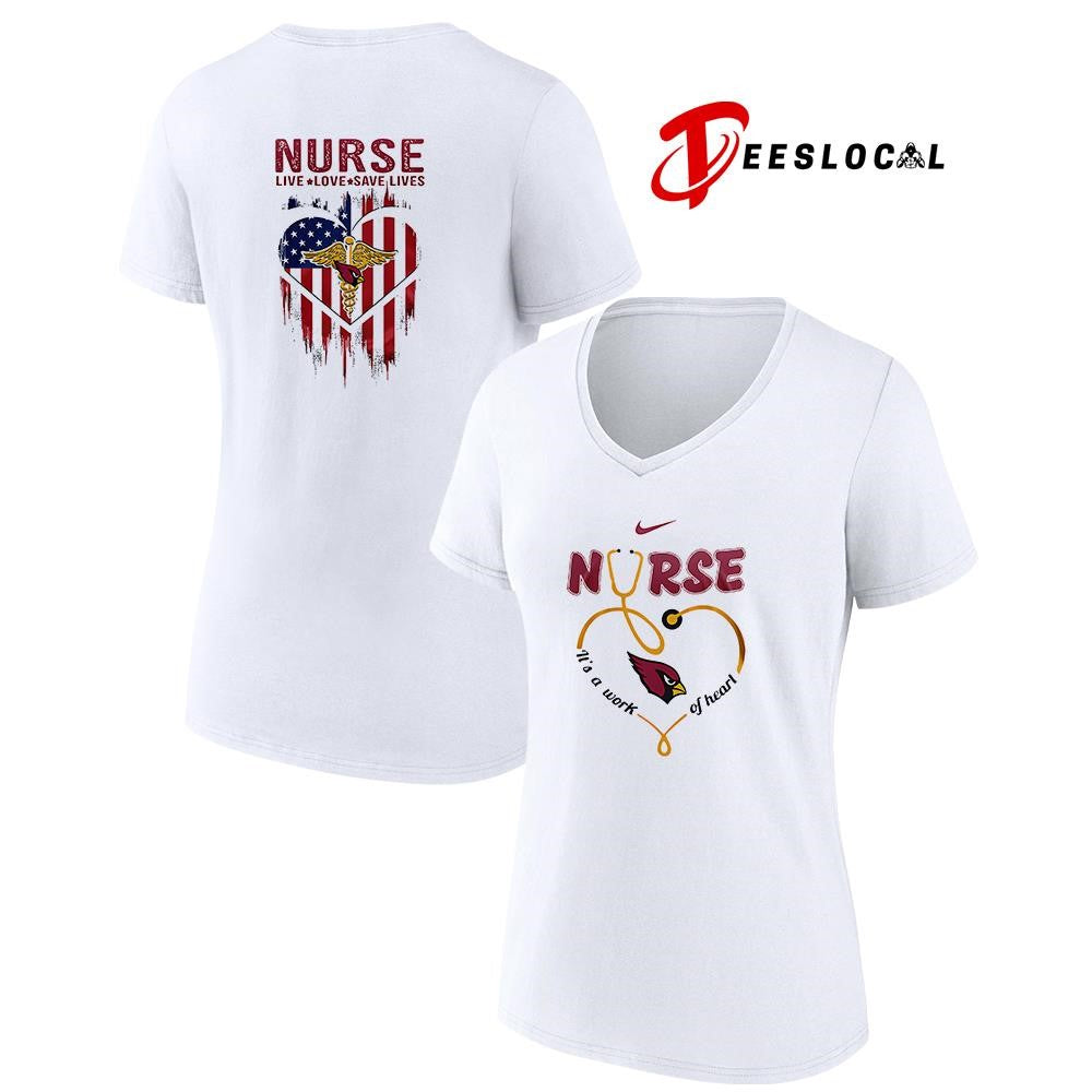 Arizona Cardinals x Army nurse it’s a work of heart shirt