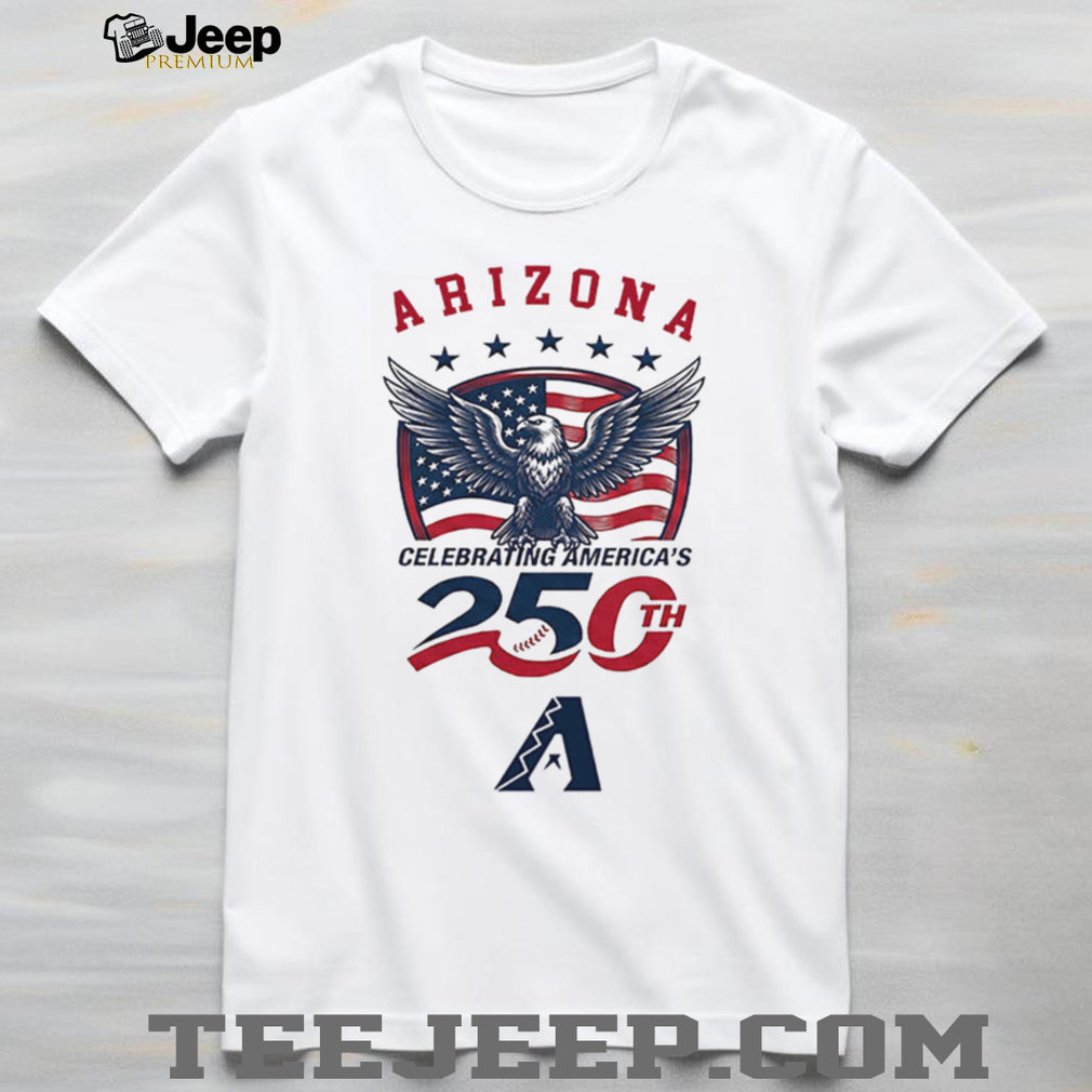 Arizona D Backs Celebrating America’s 250th Baseball Jersey T Shirt Custom Name