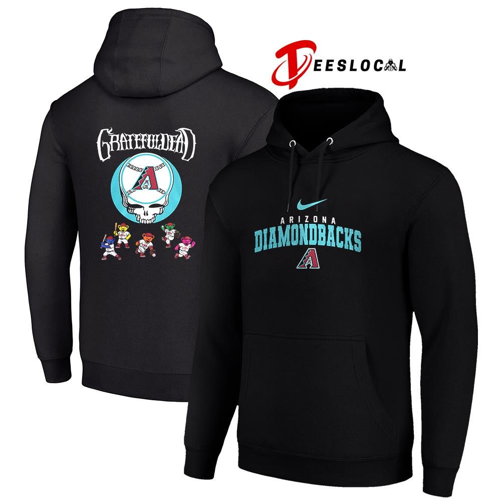 Arizona Diamondbacks x Grateful Dead bear mascot shirt