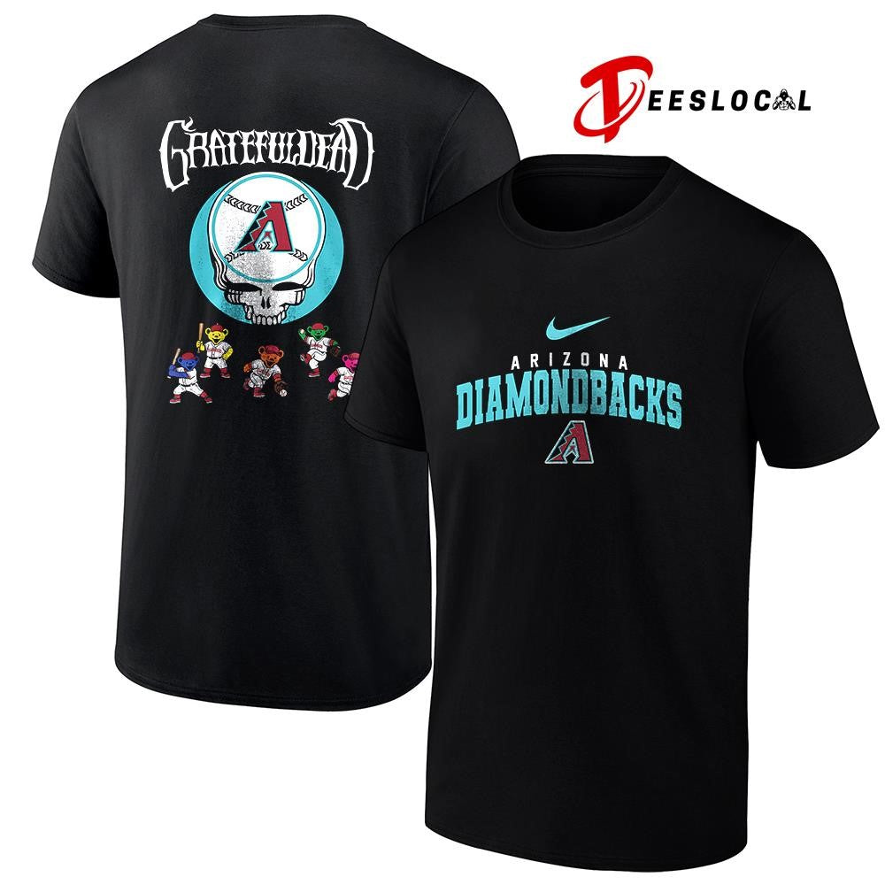 Arizona Diamondbacks x Grateful Dead bear mascot shirt