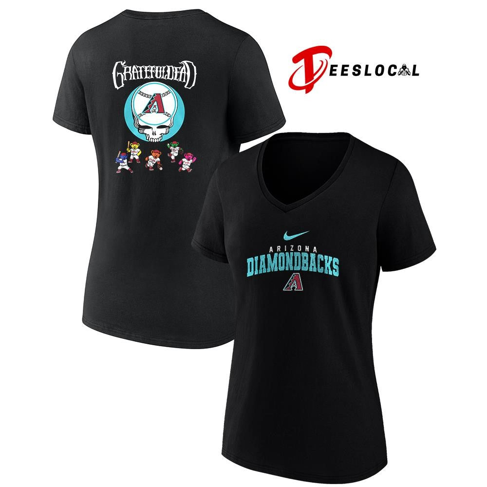 Arizona Diamondbacks x Grateful Dead bear mascot shirt