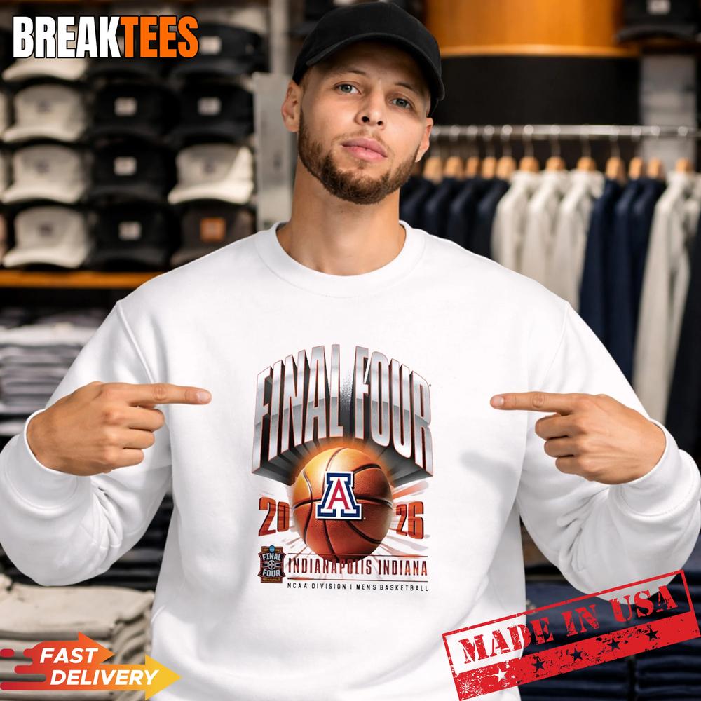 Arizona Wildcats 2026 NCAA Men’s Basketball Tournament March Madness Final Four Shirt
