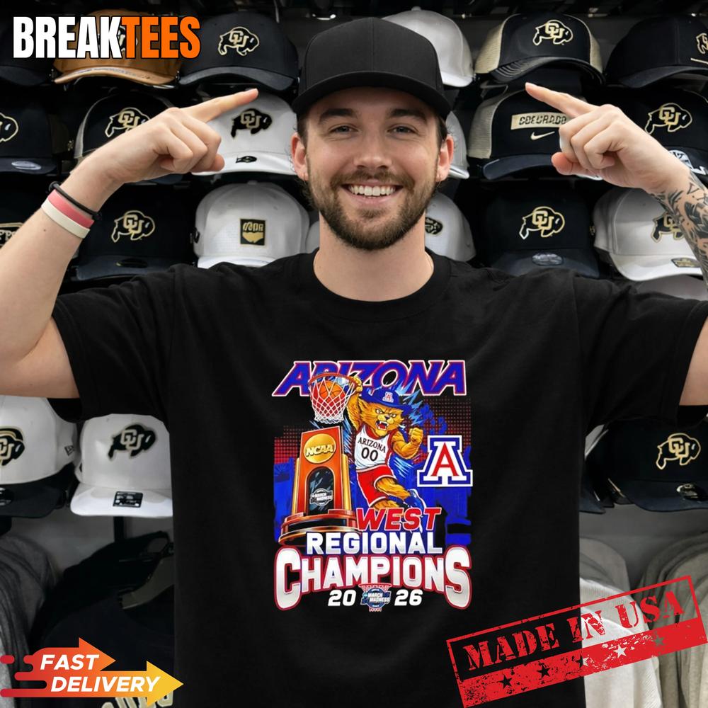 Arizona Wildcats Men’s Basketball 2026 Final Four mascot T-Shirt