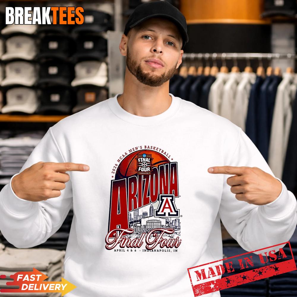Arizona Wildcats NCAA Final Four Men’s basketball 2026 Shirt