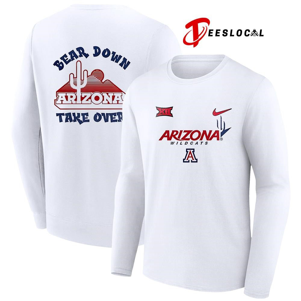 Arizona Wildcats bear down take over graphic shirt