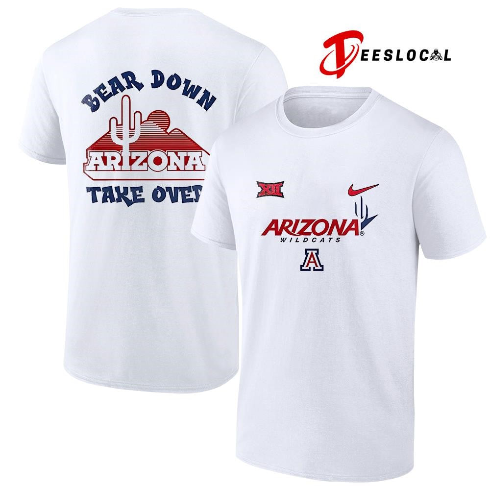 Arizona Wildcats bear down take over graphic shirt