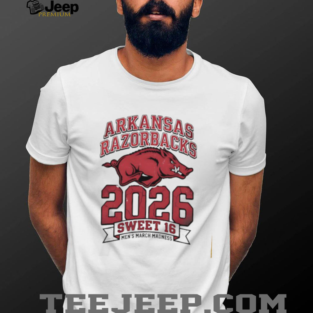 Arkansas Razorbacks 2026 Sweet 16 Men’s March Madness T Shirt
