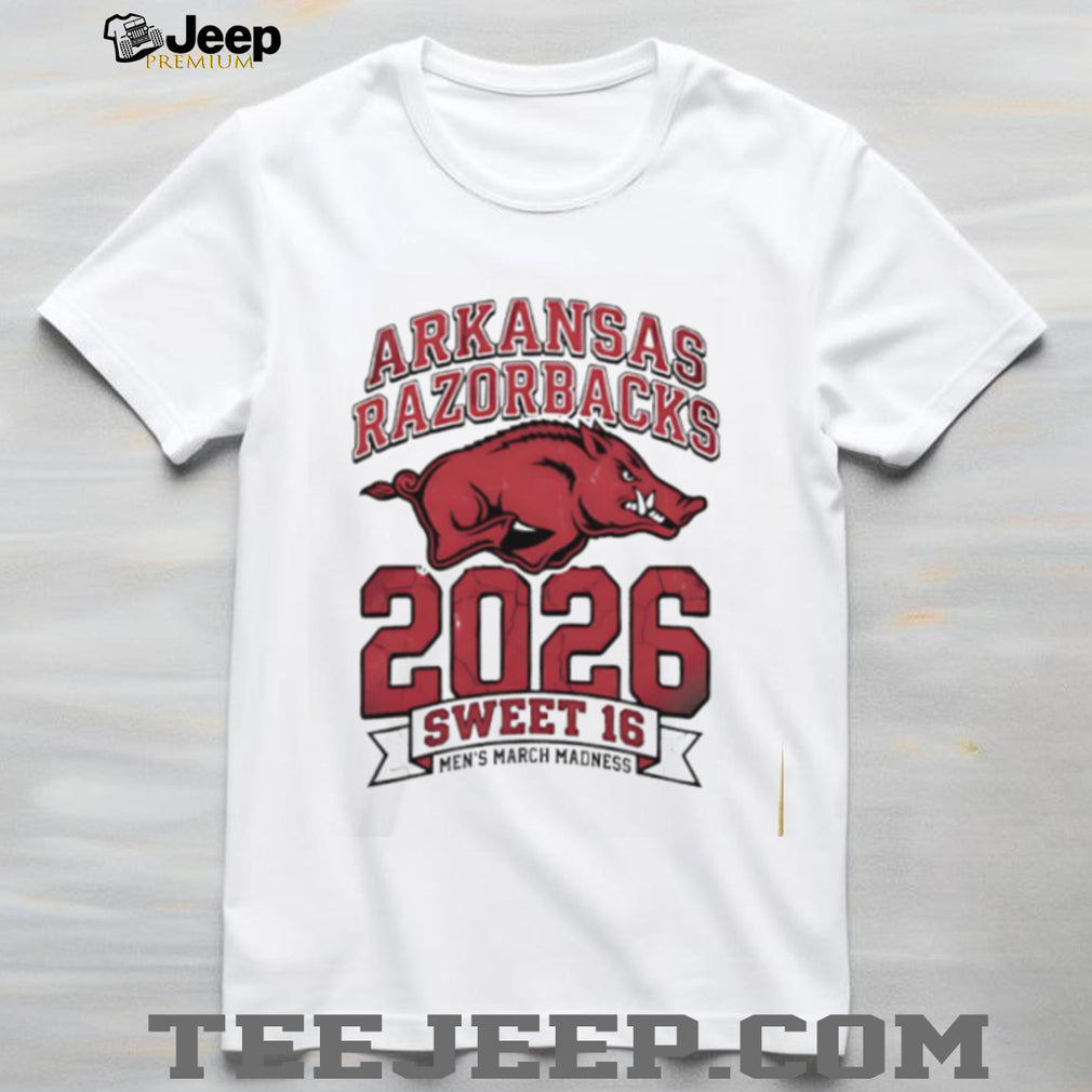 Arkansas Razorbacks 2026 Sweet 16 Men’s March Madness T Shirt