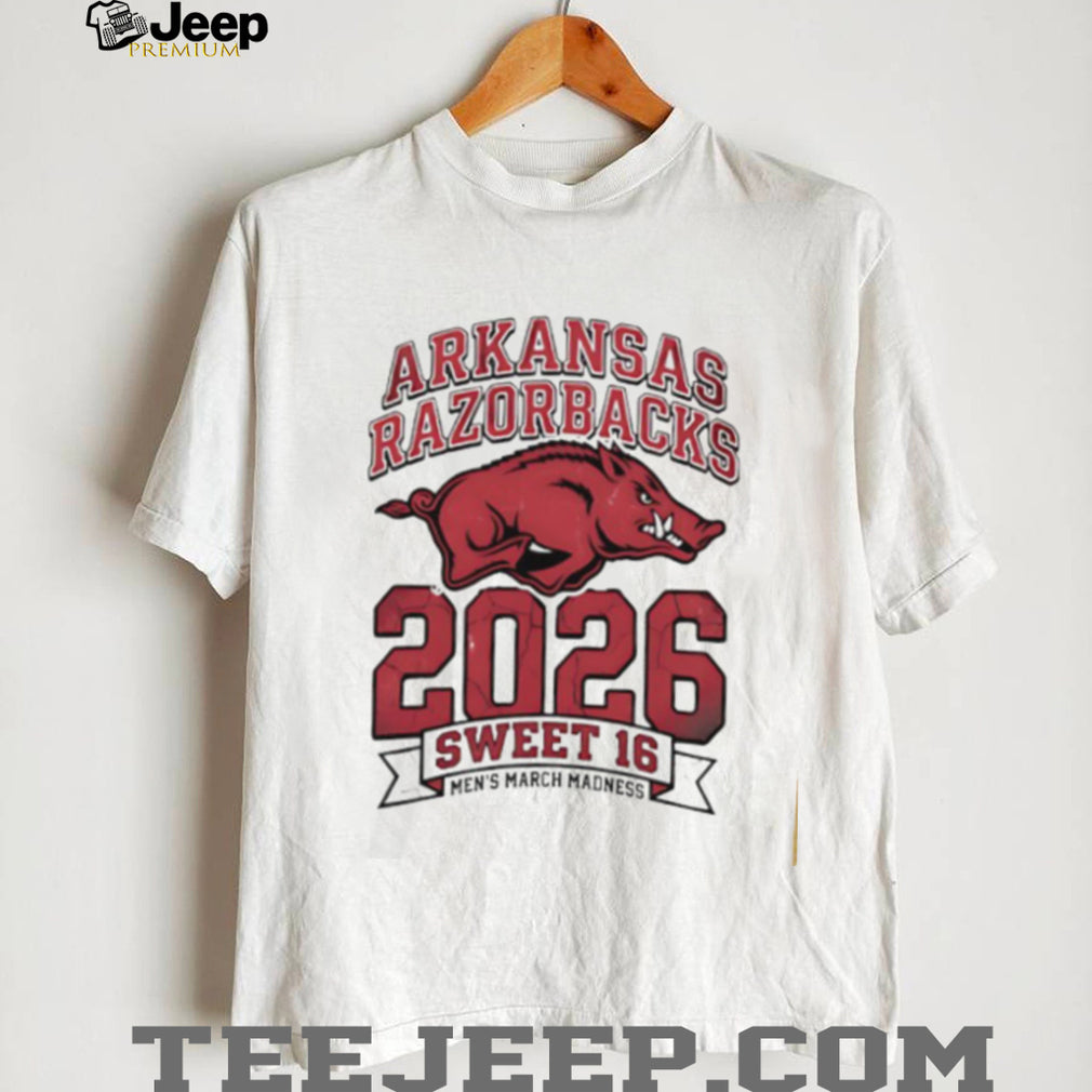 Arkansas Razorbacks 2026 Sweet 16 Men’s March Madness T Shirt