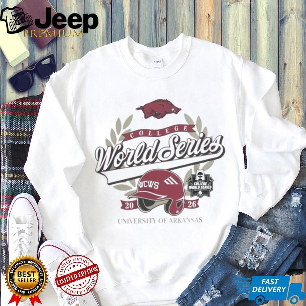 Arkansas Razorbacks Merch Ncaa Women’s College World Series 2026 Softball Shirt
