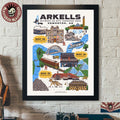Arkells Edmonton AB Canada 2026 City Take Over Tour Poster On May 14 15 And 16 2026 Home Decor Poster Canvas