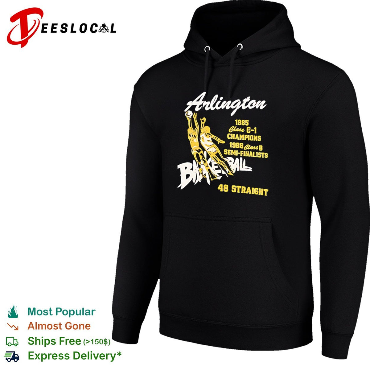 Arlington Basketball 1985 Class E 1 Champions 1986 Class B Semi Finalists 48 Straight shirt