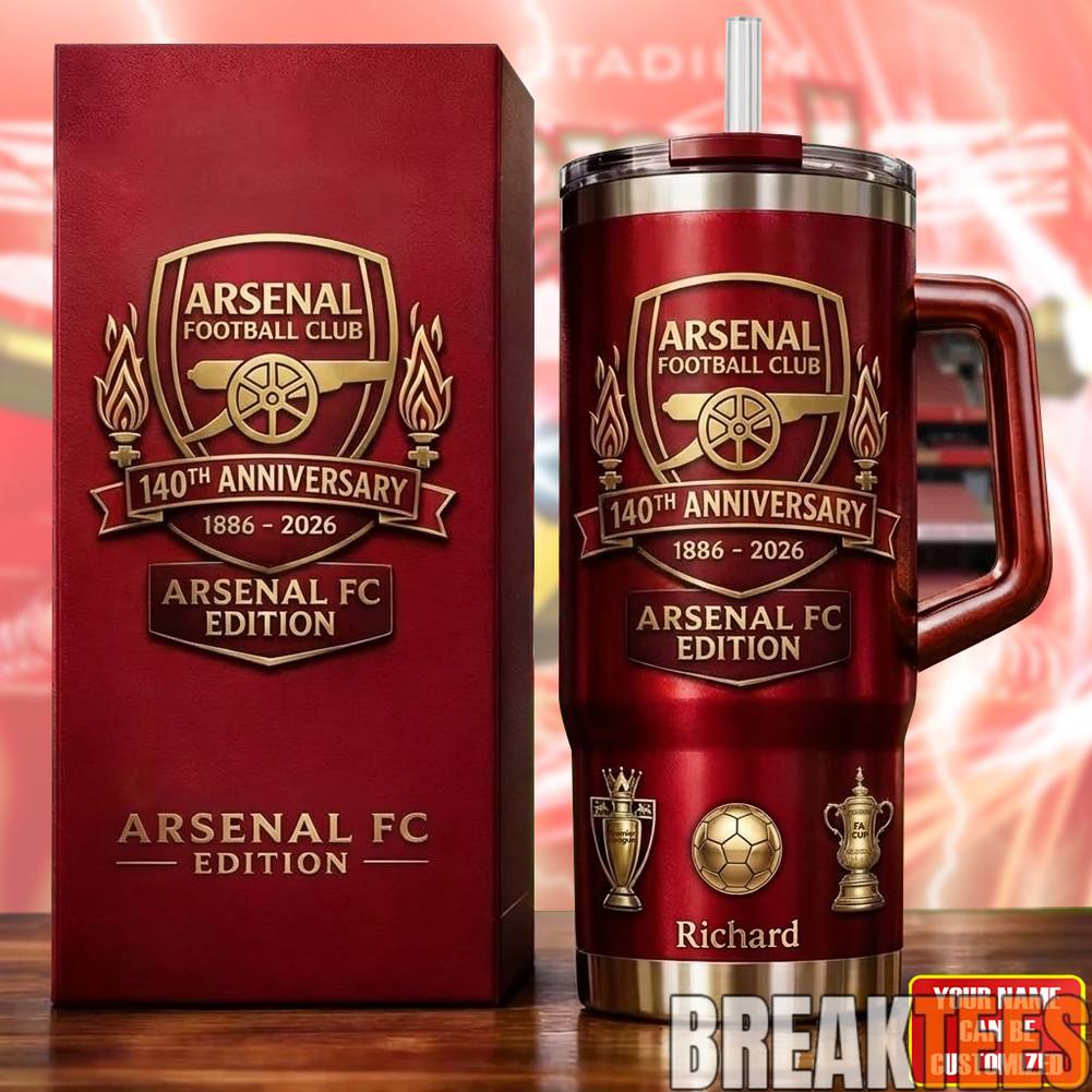 Arsenal 140th Anniversary Custom YETI Tumbler
