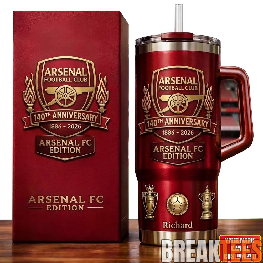 Arsenal 140th Anniversary Custom YETI Tumbler