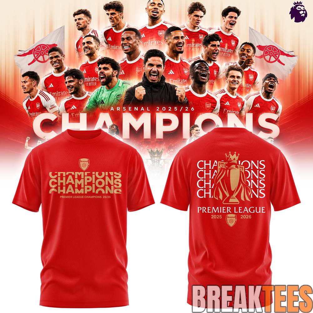 Arsenal 2025-26 EPL Champions Shirt