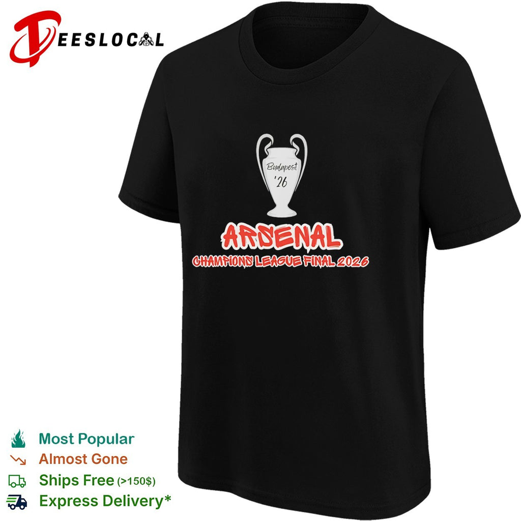 Arsenal Champions League Final 2026 Budapest 26 football tournament soccer shirt