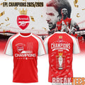 Arsenal FC EPL Champions 25-26 Signature Shirt
