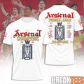 Arsenal FC EPL Champions 25-26 White Shirt