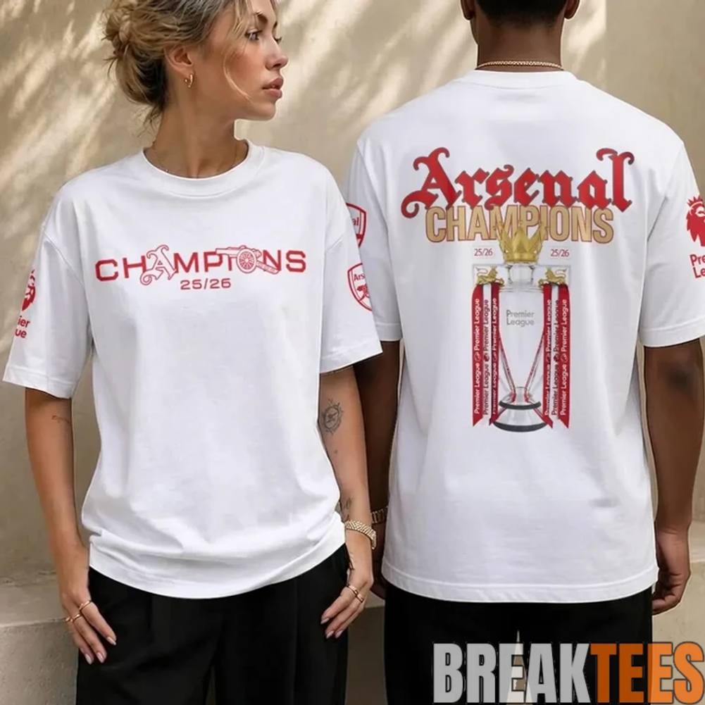 Arsenal Premier League Champions 25-26 Tee