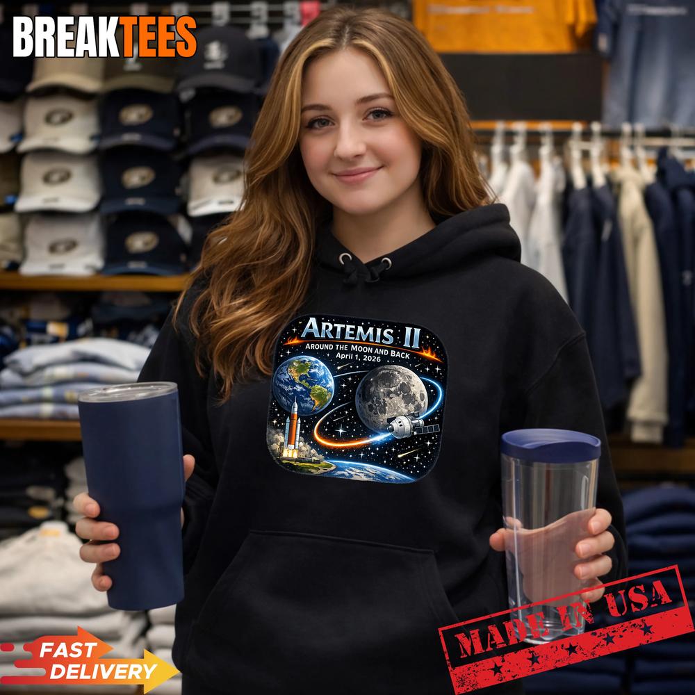 Artemis 2 Journey Around the Moon and Back 2026 T-Shirt
